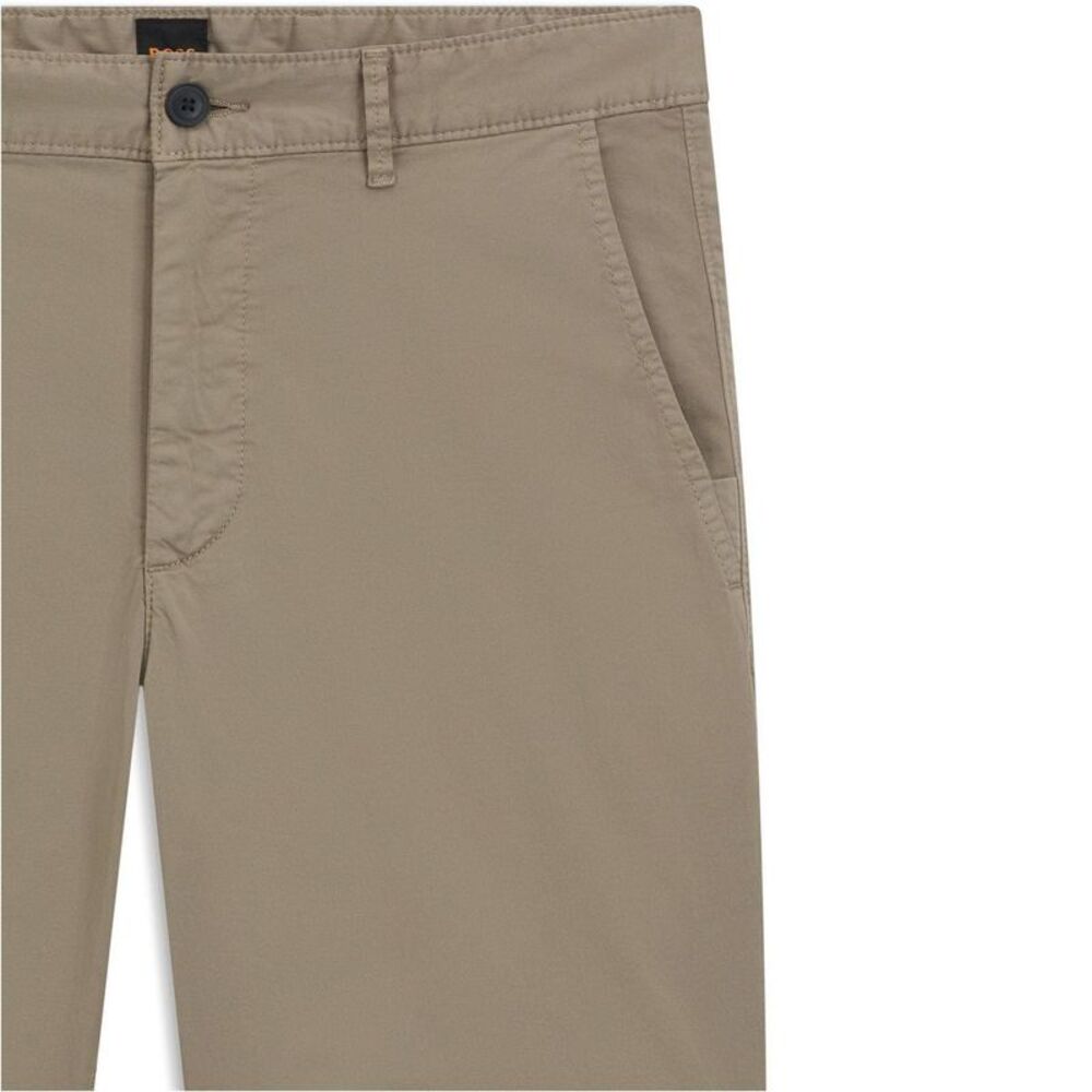 Boss Mens Plain Slim Chino Shorts / Beige